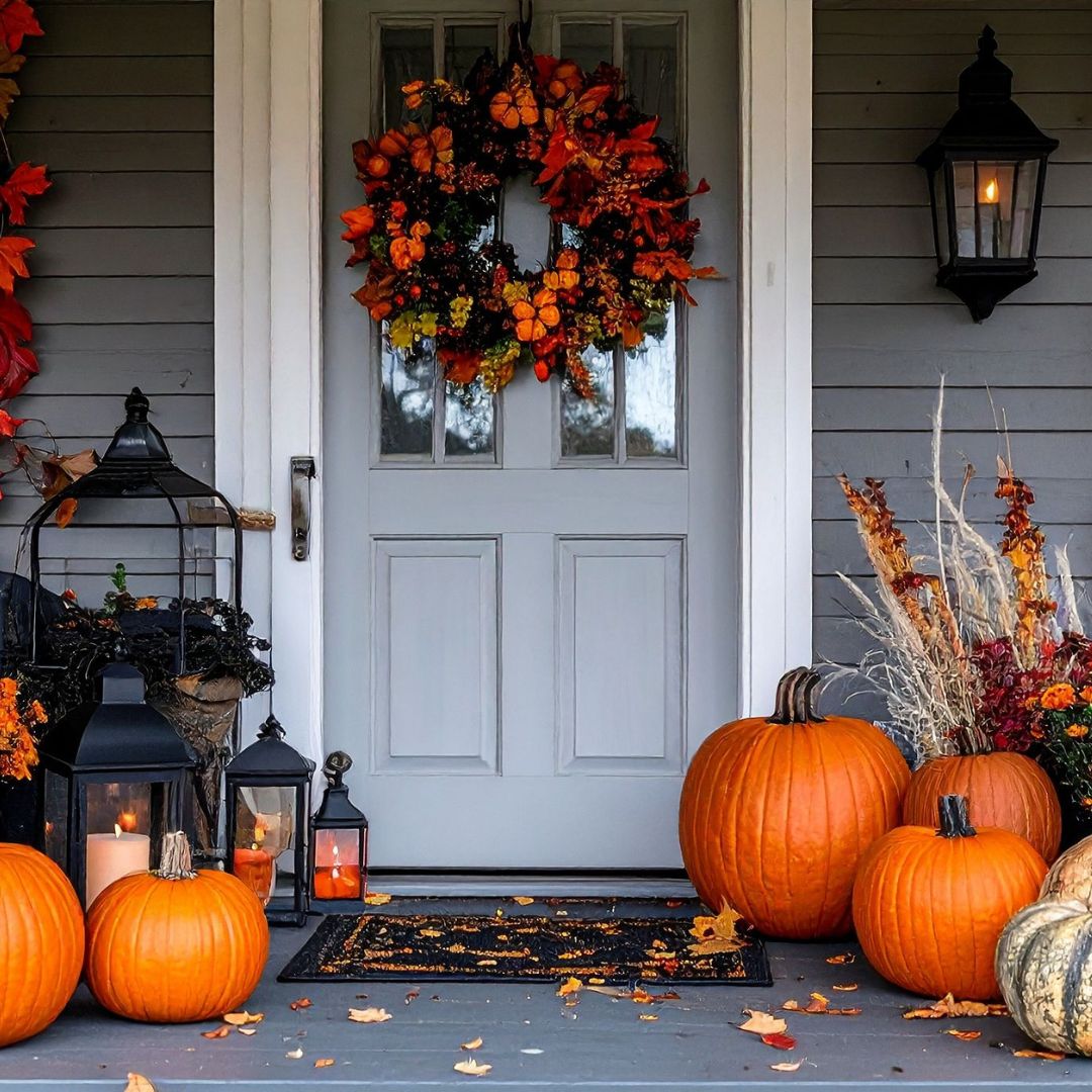 Autumn Door Wreath Decor